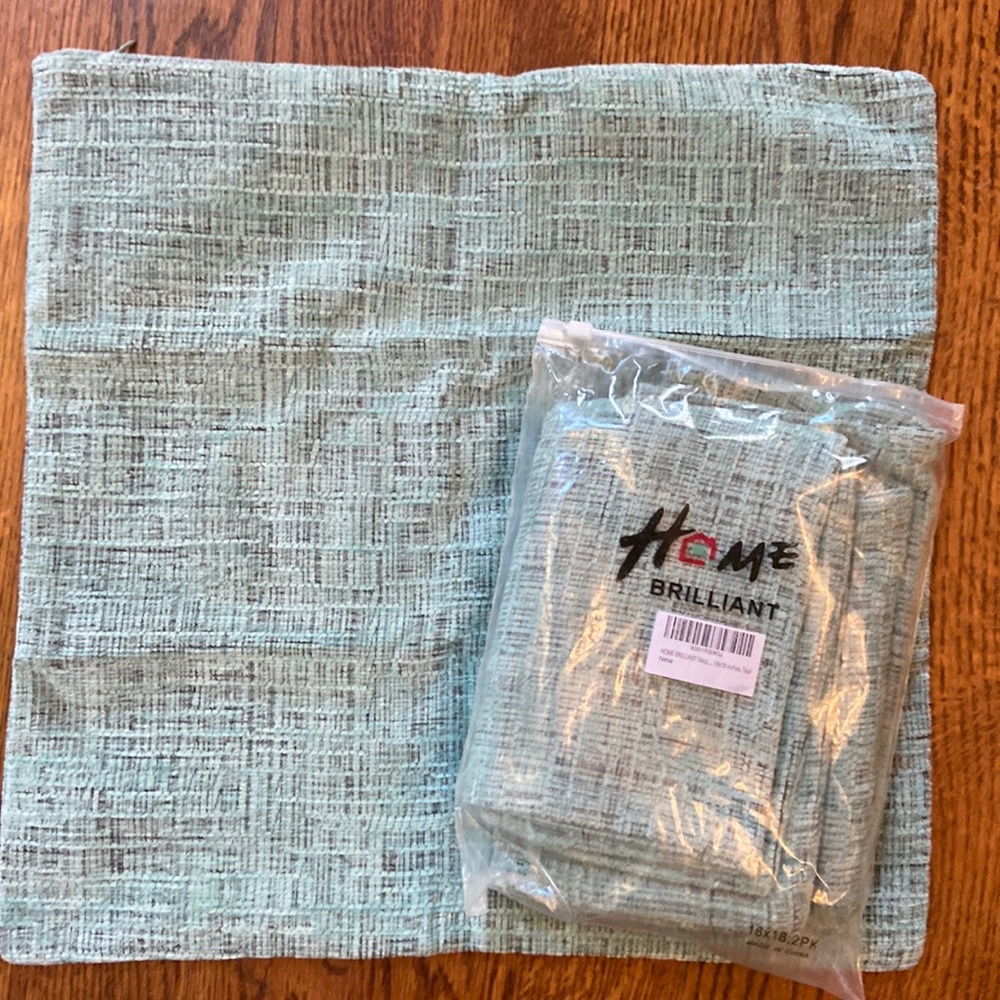 Home Brilliant 18 x 18 chenille pillow covers